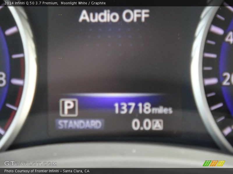 Moonlight White / Graphite 2014 Infiniti Q 50 3.7 Premium