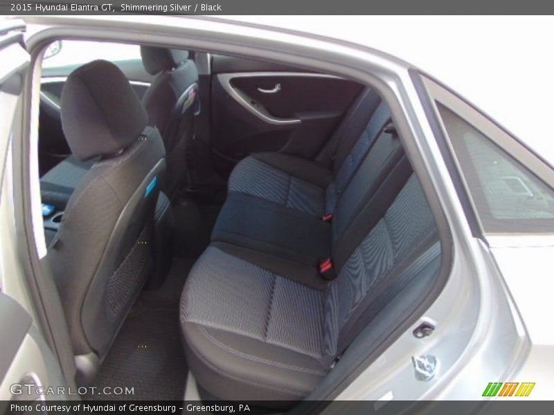 Shimmering Silver / Black 2015 Hyundai Elantra GT