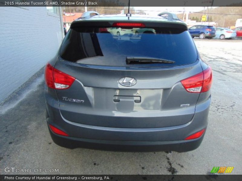 Shadow Gray / Black 2015 Hyundai Tucson SE AWD