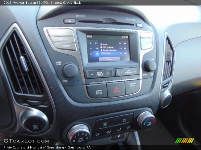 Shadow Gray / Black 2015 Hyundai Tucson SE AWD