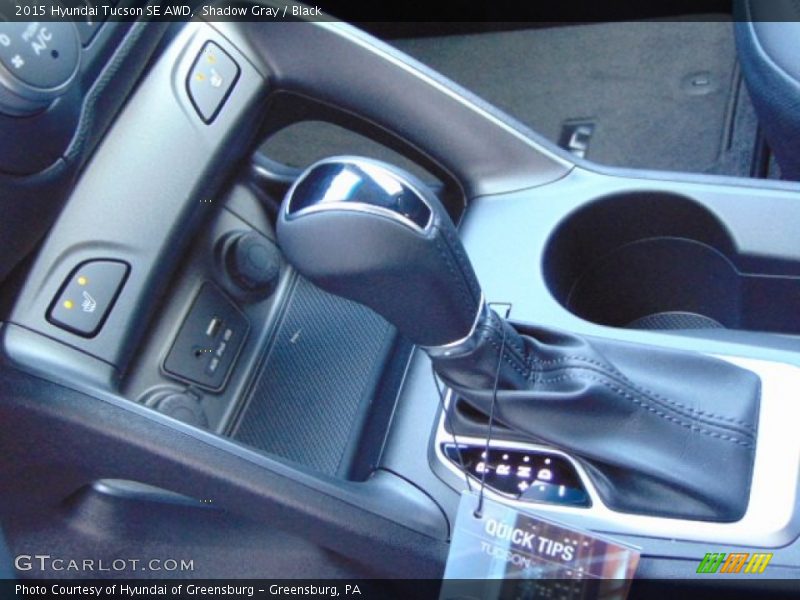 Shadow Gray / Black 2015 Hyundai Tucson SE AWD