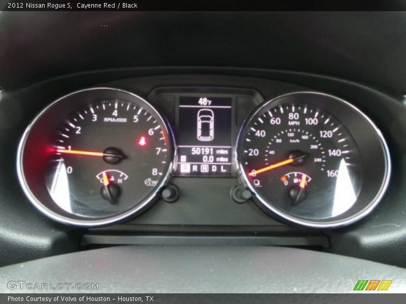 Cayenne Red / Black 2012 Nissan Rogue S