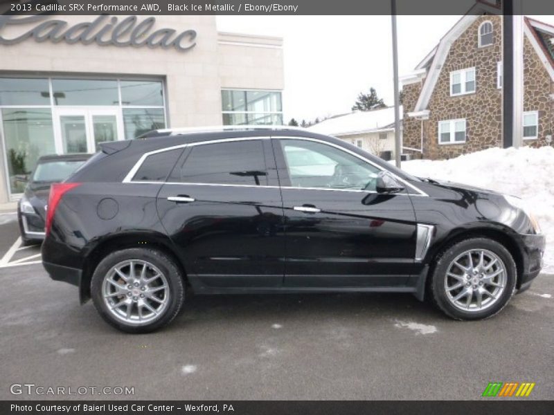 Black Ice Metallic / Ebony/Ebony 2013 Cadillac SRX Performance AWD