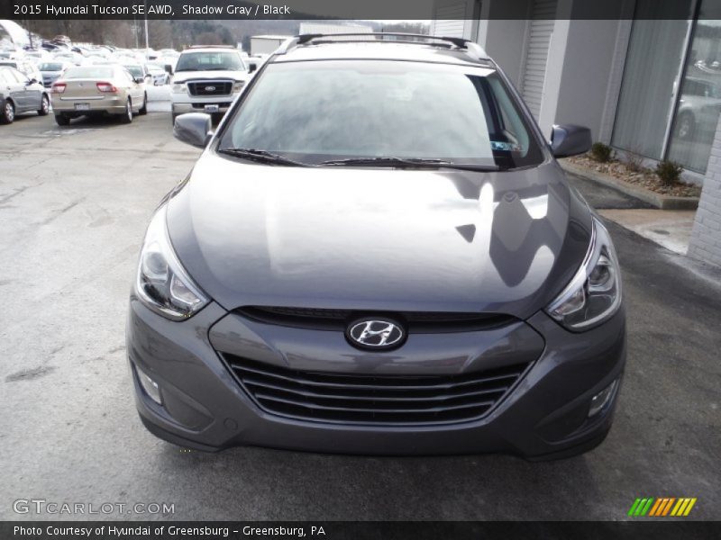 Shadow Gray / Black 2015 Hyundai Tucson SE AWD