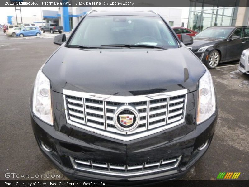 Black Ice Metallic / Ebony/Ebony 2013 Cadillac SRX Performance AWD