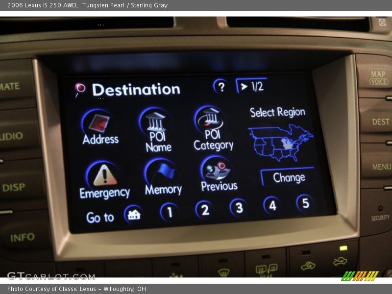 Tungsten Pearl / Sterling Gray 2006 Lexus IS 250 AWD