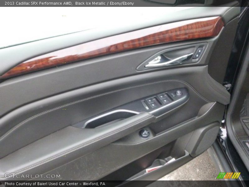 Black Ice Metallic / Ebony/Ebony 2013 Cadillac SRX Performance AWD