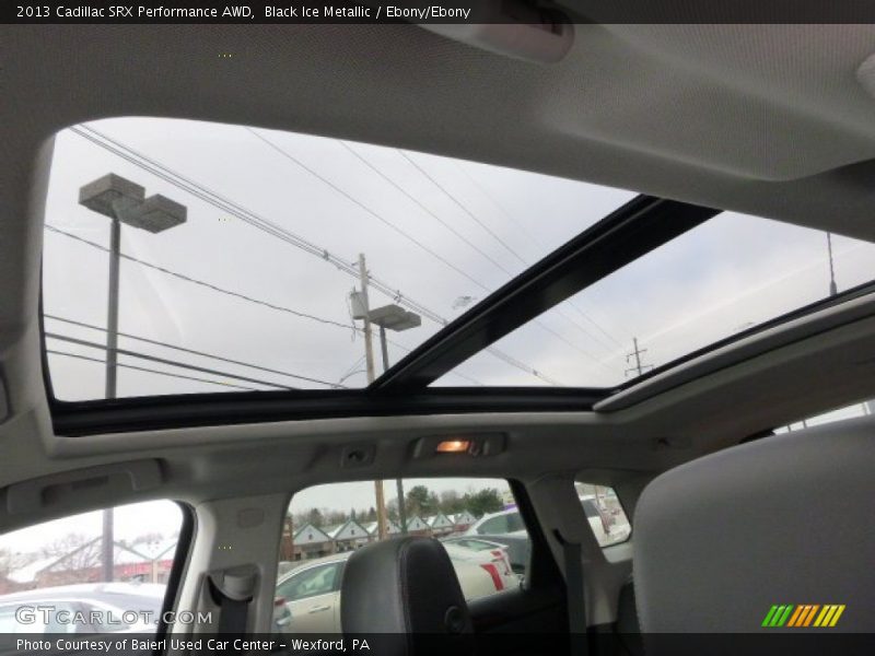 Black Ice Metallic / Ebony/Ebony 2013 Cadillac SRX Performance AWD
