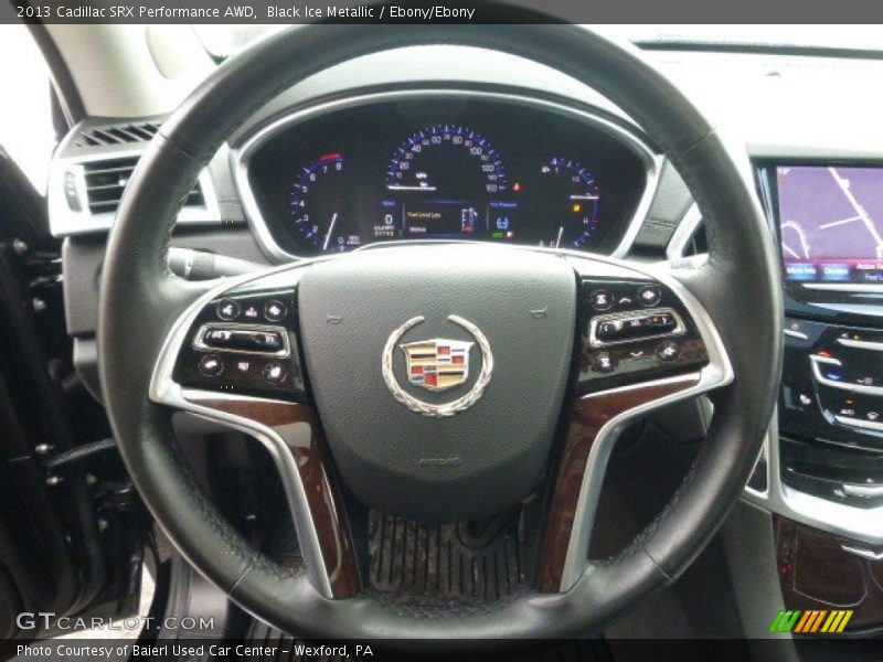 Black Ice Metallic / Ebony/Ebony 2013 Cadillac SRX Performance AWD