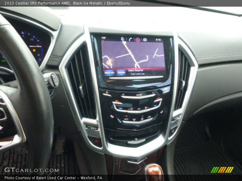 Black Ice Metallic / Ebony/Ebony 2013 Cadillac SRX Performance AWD