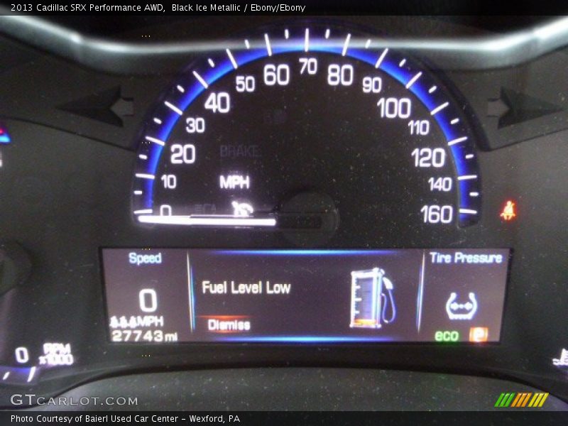 Black Ice Metallic / Ebony/Ebony 2013 Cadillac SRX Performance AWD
