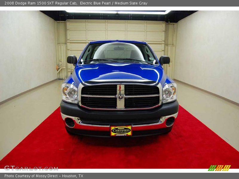 Electric Blue Pearl / Medium Slate Gray 2008 Dodge Ram 1500 SXT Regular Cab