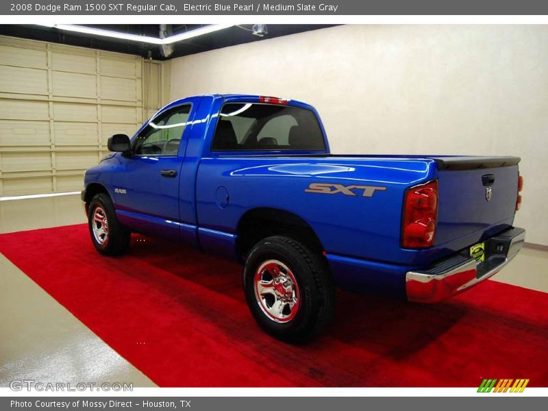 Electric Blue Pearl / Medium Slate Gray 2008 Dodge Ram 1500 SXT Regular Cab