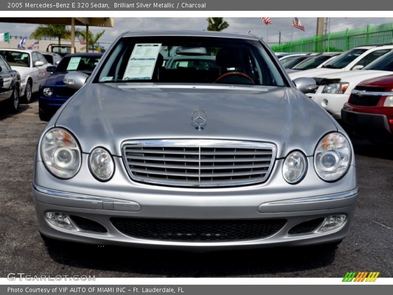 Brilliant Silver Metallic / Charcoal 2005 Mercedes-Benz E 320 Sedan