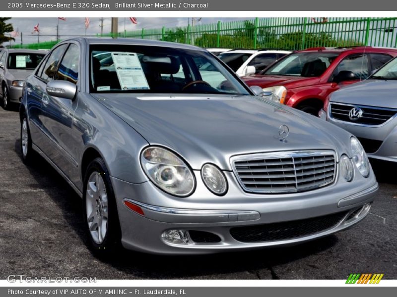 Brilliant Silver Metallic / Charcoal 2005 Mercedes-Benz E 320 Sedan