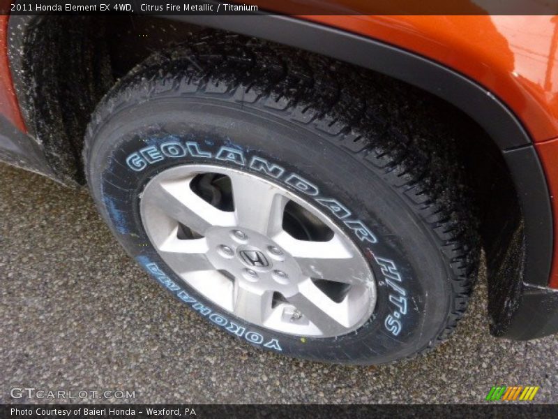 Citrus Fire Metallic / Titanium 2011 Honda Element EX 4WD