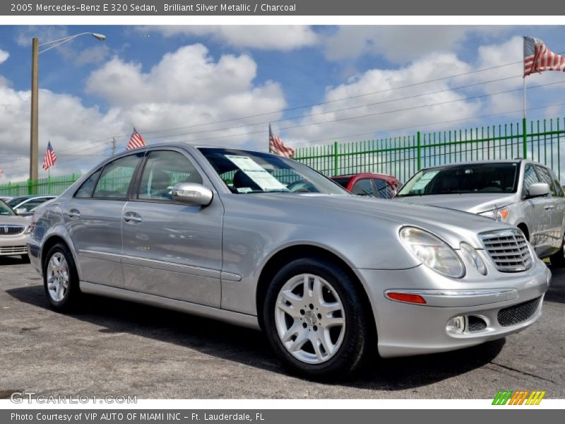 Brilliant Silver Metallic / Charcoal 2005 Mercedes-Benz E 320 Sedan
