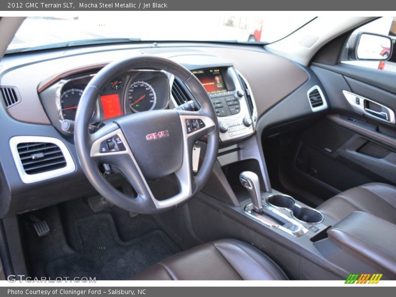 Mocha Steel Metallic / Jet Black 2012 GMC Terrain SLT