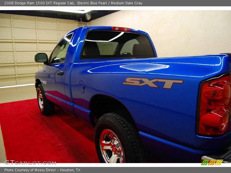Electric Blue Pearl / Medium Slate Gray 2008 Dodge Ram 1500 SXT Regular Cab
