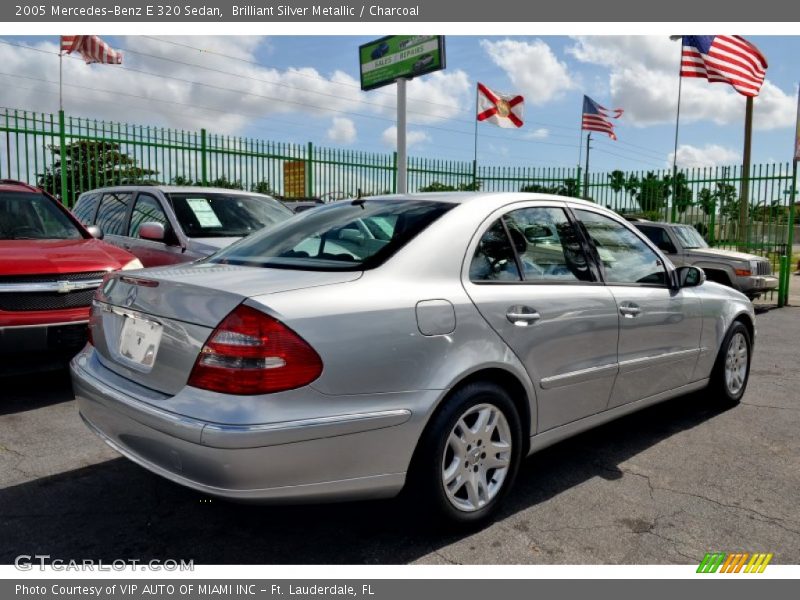 Brilliant Silver Metallic / Charcoal 2005 Mercedes-Benz E 320 Sedan