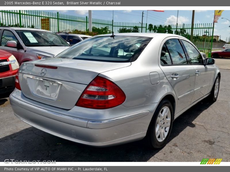 Brilliant Silver Metallic / Charcoal 2005 Mercedes-Benz E 320 Sedan