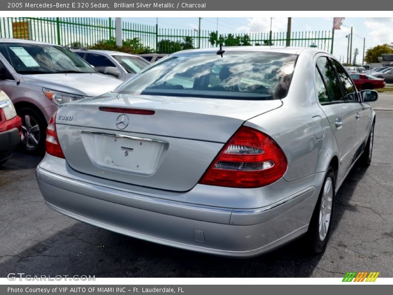Brilliant Silver Metallic / Charcoal 2005 Mercedes-Benz E 320 Sedan
