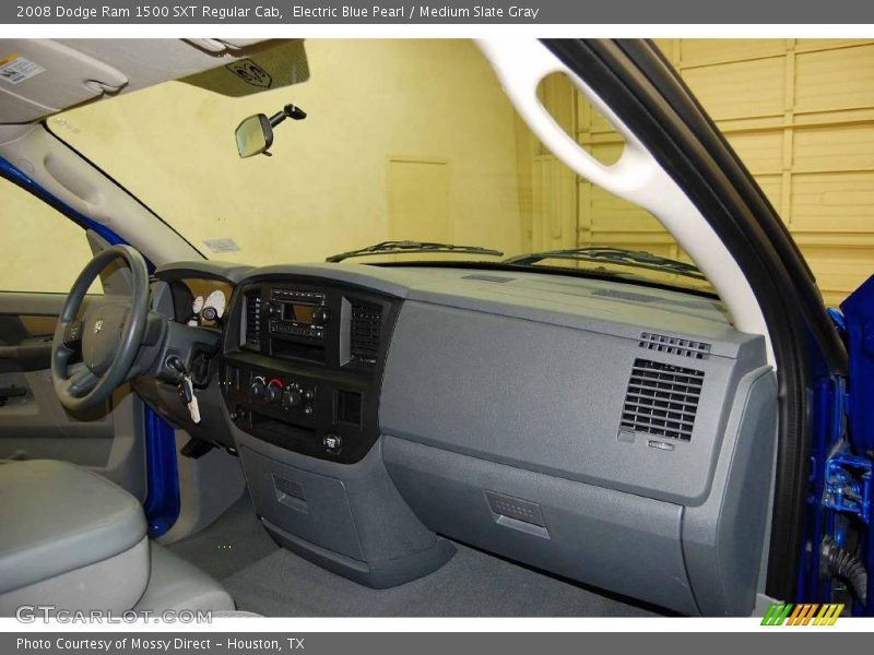 Electric Blue Pearl / Medium Slate Gray 2008 Dodge Ram 1500 SXT Regular Cab