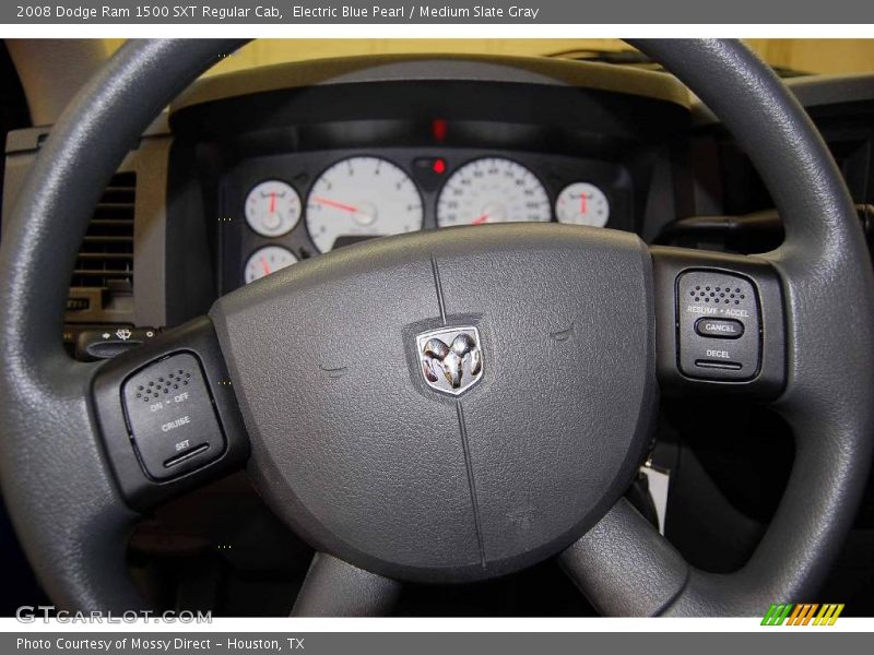 Electric Blue Pearl / Medium Slate Gray 2008 Dodge Ram 1500 SXT Regular Cab