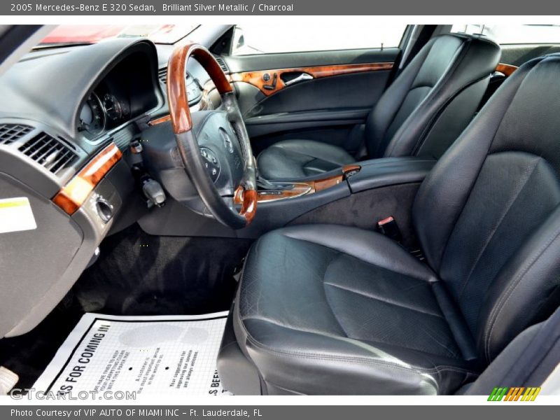  2005 E 320 Sedan Charcoal Interior