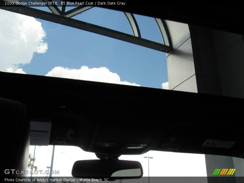 B5 Blue Pearl Coat / Dark Slate Gray 2009 Dodge Challenger SRT8
