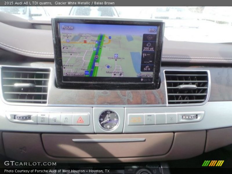Navigation of 2015 A8 L TDI quattro