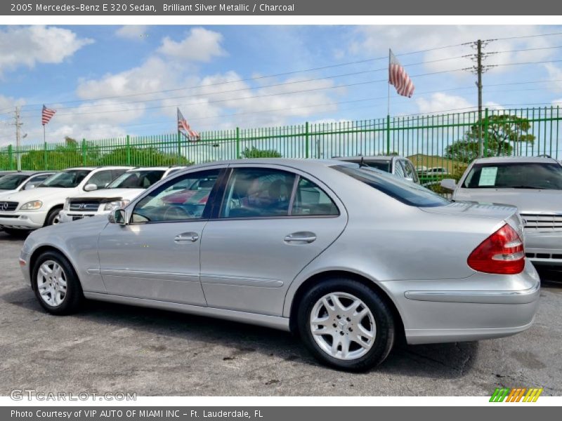 Brilliant Silver Metallic / Charcoal 2005 Mercedes-Benz E 320 Sedan