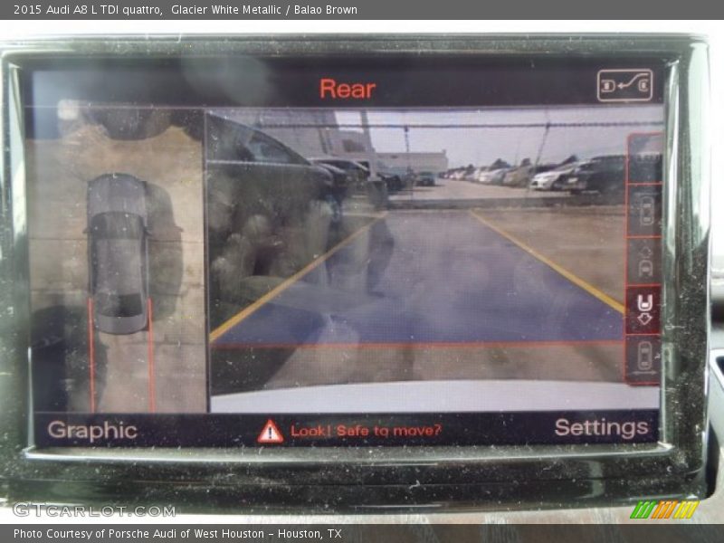 Glacier White Metallic / Balao Brown 2015 Audi A8 L TDI quattro