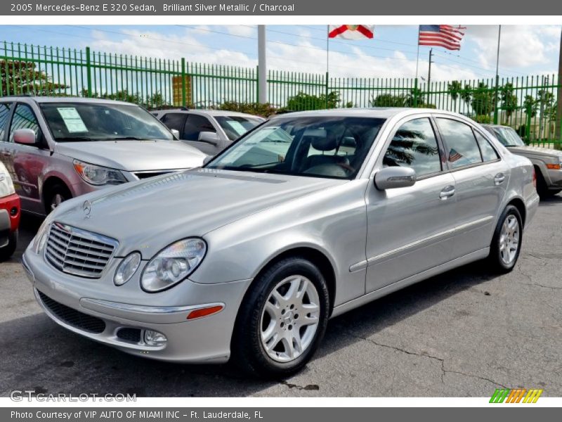 Brilliant Silver Metallic / Charcoal 2005 Mercedes-Benz E 320 Sedan