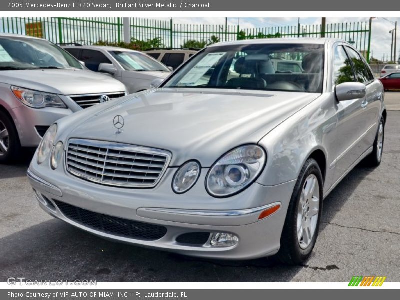 Brilliant Silver Metallic / Charcoal 2005 Mercedes-Benz E 320 Sedan