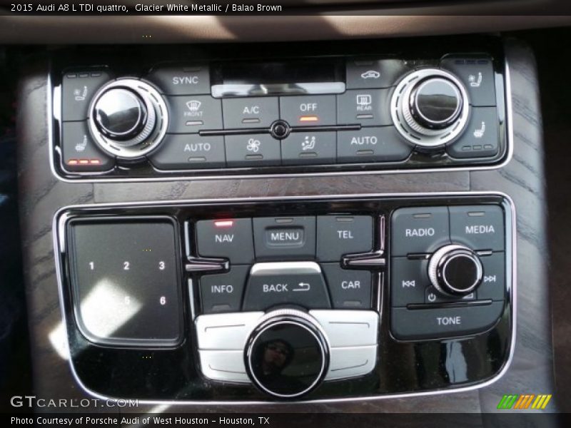 Controls of 2015 A8 L TDI quattro