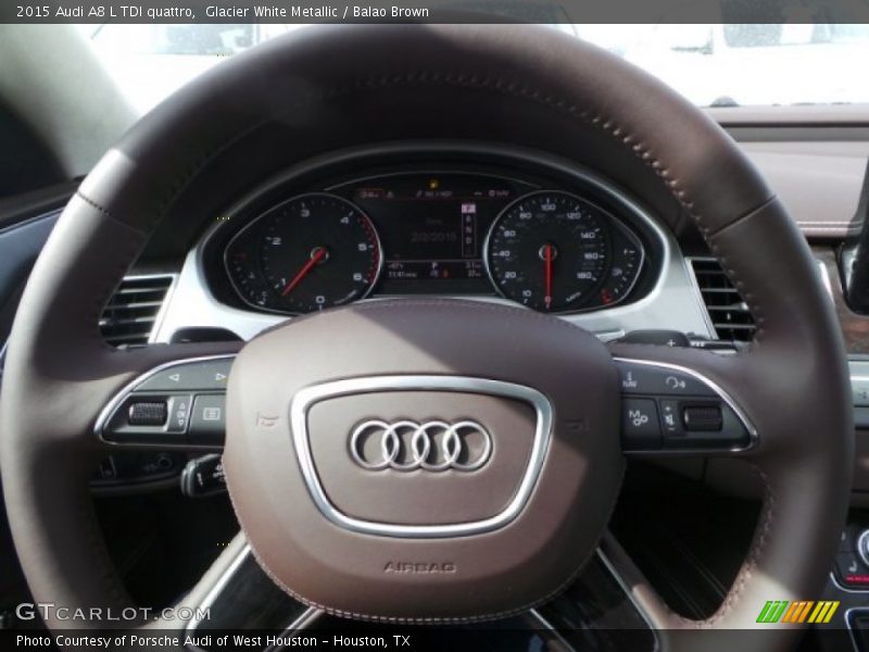  2015 A8 L TDI quattro Steering Wheel