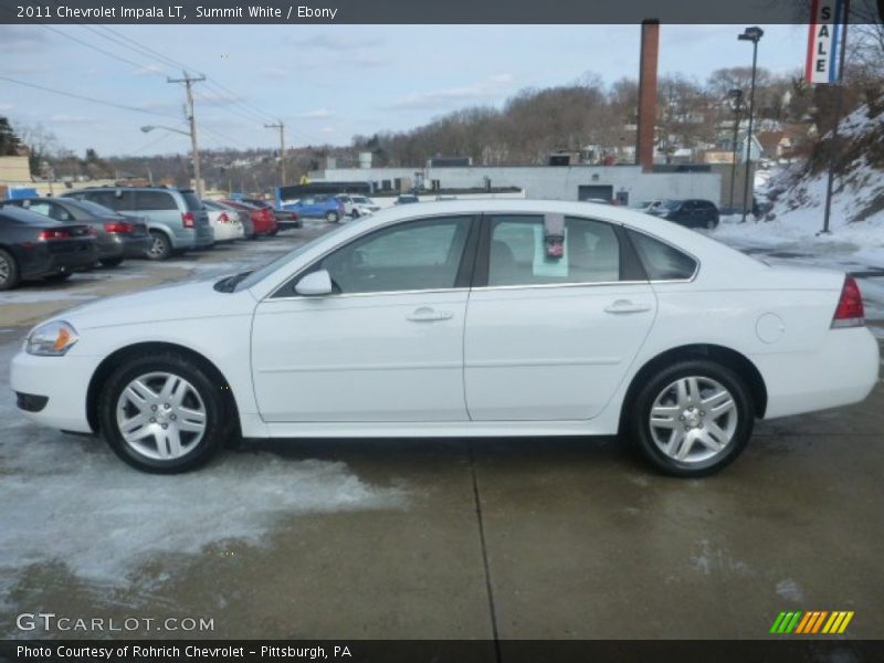 Summit White / Ebony 2011 Chevrolet Impala LT