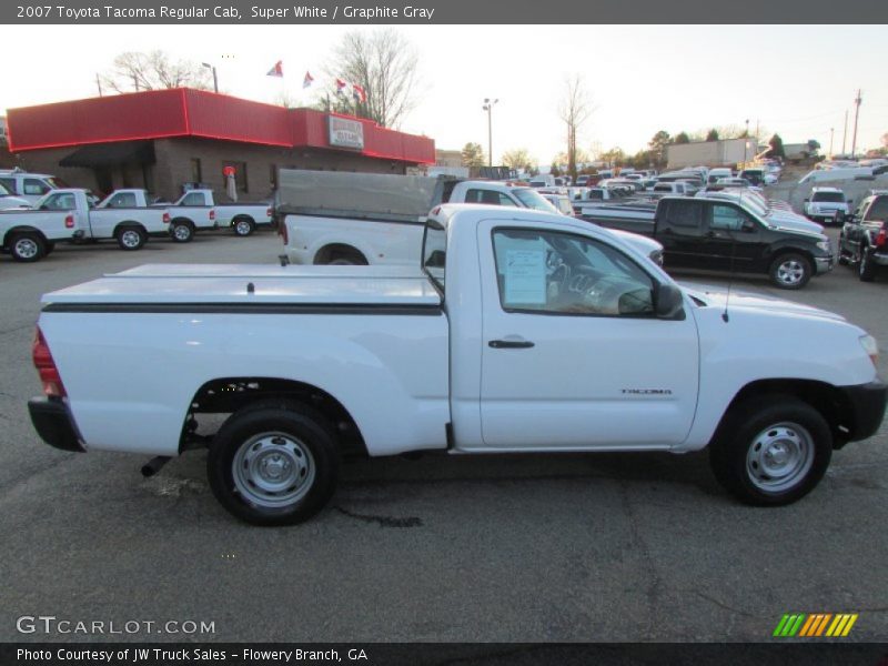 Super White / Graphite Gray 2007 Toyota Tacoma Regular Cab
