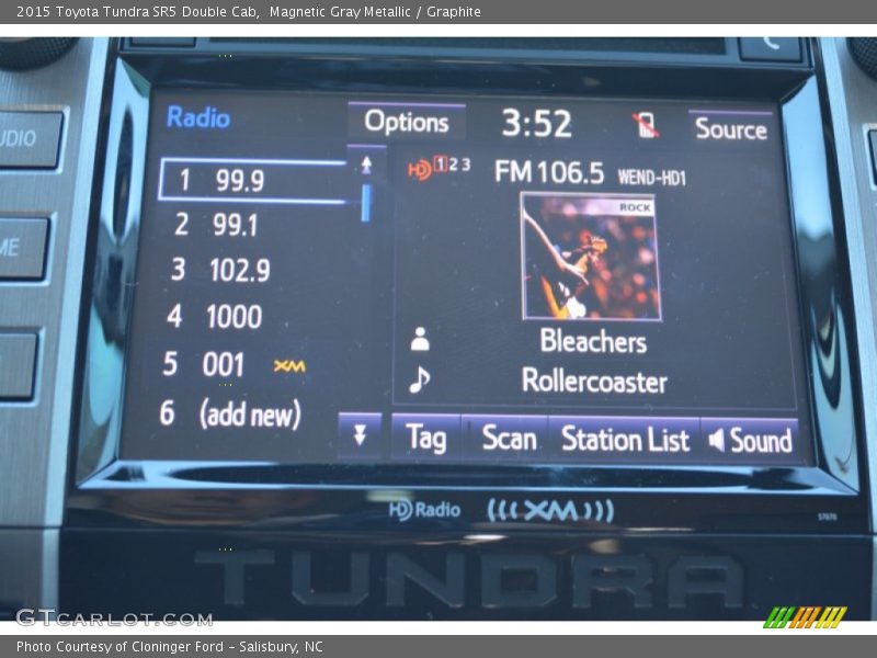 Magnetic Gray Metallic / Graphite 2015 Toyota Tundra SR5 Double Cab