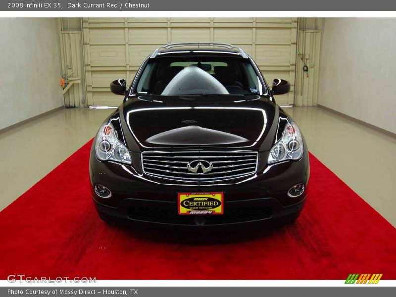 Dark Currant Red / Chestnut 2008 Infiniti EX 35