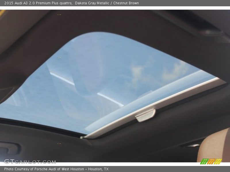Dakota Gray Metallic / Chestnut Brown 2015 Audi A3 2.0 Premium Plus quattro