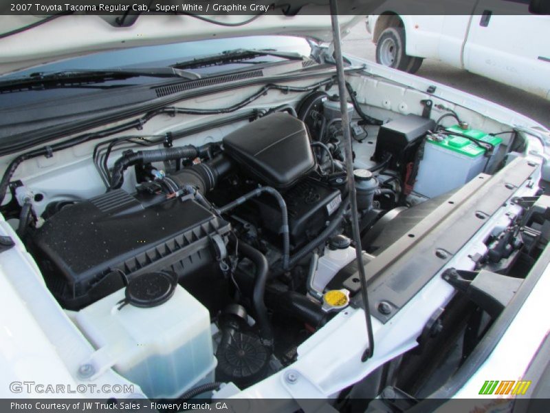 Super White / Graphite Gray 2007 Toyota Tacoma Regular Cab