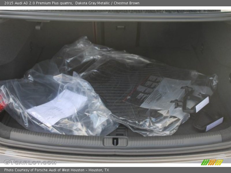 Dakota Gray Metallic / Chestnut Brown 2015 Audi A3 2.0 Premium Plus quattro