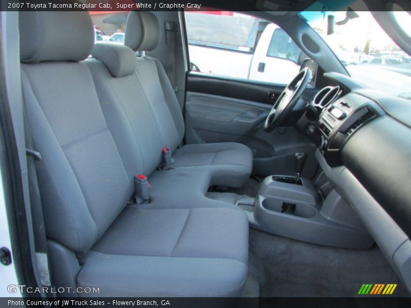 Super White / Graphite Gray 2007 Toyota Tacoma Regular Cab