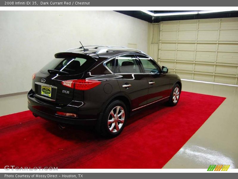 Dark Currant Red / Chestnut 2008 Infiniti EX 35