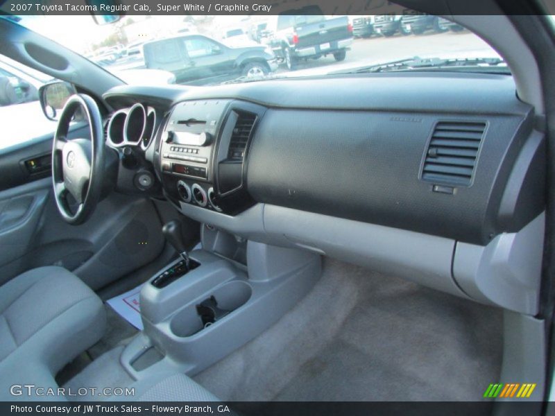 Super White / Graphite Gray 2007 Toyota Tacoma Regular Cab
