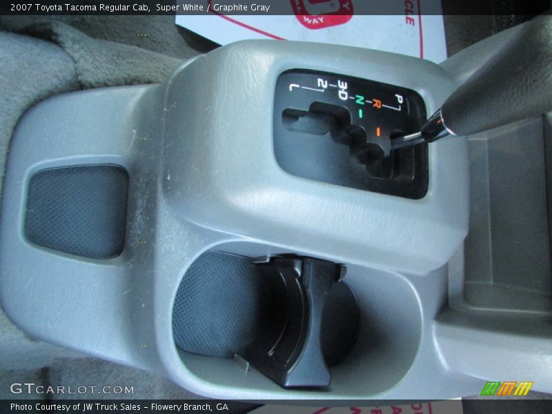 Super White / Graphite Gray 2007 Toyota Tacoma Regular Cab