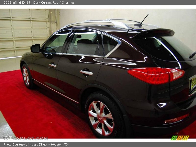 Dark Currant Red / Chestnut 2008 Infiniti EX 35