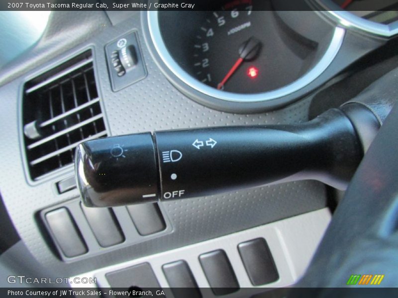 Super White / Graphite Gray 2007 Toyota Tacoma Regular Cab